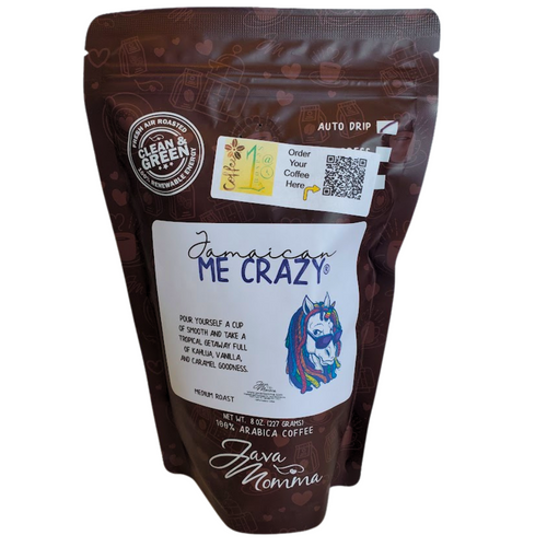 Jamaican Me Crazy ® Air Roasted 100% Arabica 1/2 lb Bag Of Auto Drip Flavored Coffee