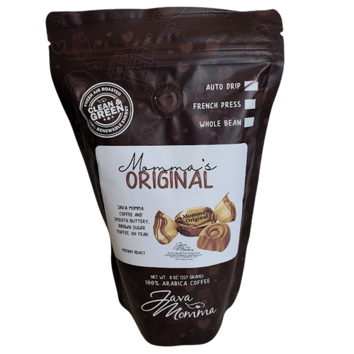 Momma's Original Air Roasted 100% Arabica Flavored Auto Drip 1/2 lb Bag Of Coffee