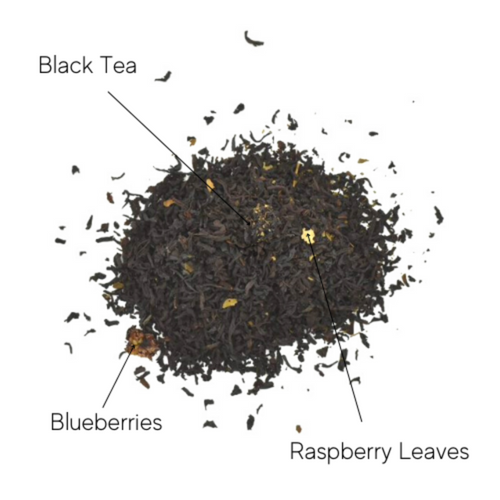 Wild Blueberry Tea with a High Level of Caffene
