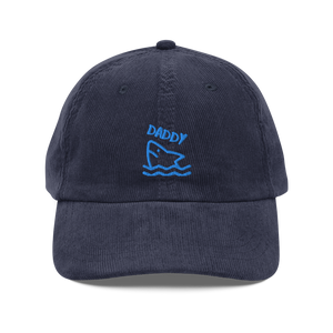 Daddy Shark Vintage Corduroy Cap