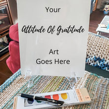 Load image into Gallery viewer, Attitude Of Gratitude DIY Art Kit