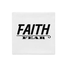 Load image into Gallery viewer, Premium Pillow Covers In Two Sizes AND Bold Statement, Faith.