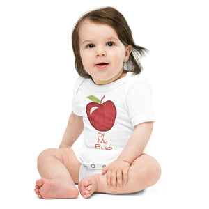 Fall Baby short sleeve one piece  For Your Precious "Apple Of My Eye"
