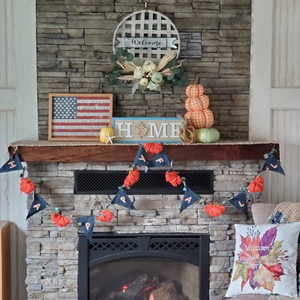 "Happy Fall" Banner Hand Crafted Just For You By 1 Season At A Time
