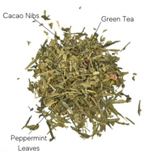 Load image into Gallery viewer, Coco Mint Green Tea A Moderate Level Of Caffeine