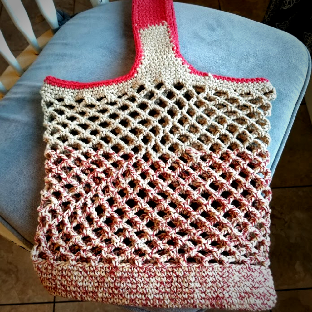 Handcrafted reusable market bag