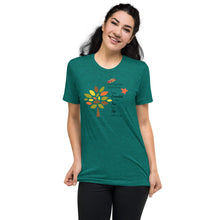 Load image into Gallery viewer, Women&#39;s Fall Short Sleeve T-Shirt - &quot;Don&#39;t Get Lost In The Wind&quot;