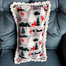 Load image into Gallery viewer, &quot;Winter Woods&quot;Small Throw Pillow Handcrafted Just For You